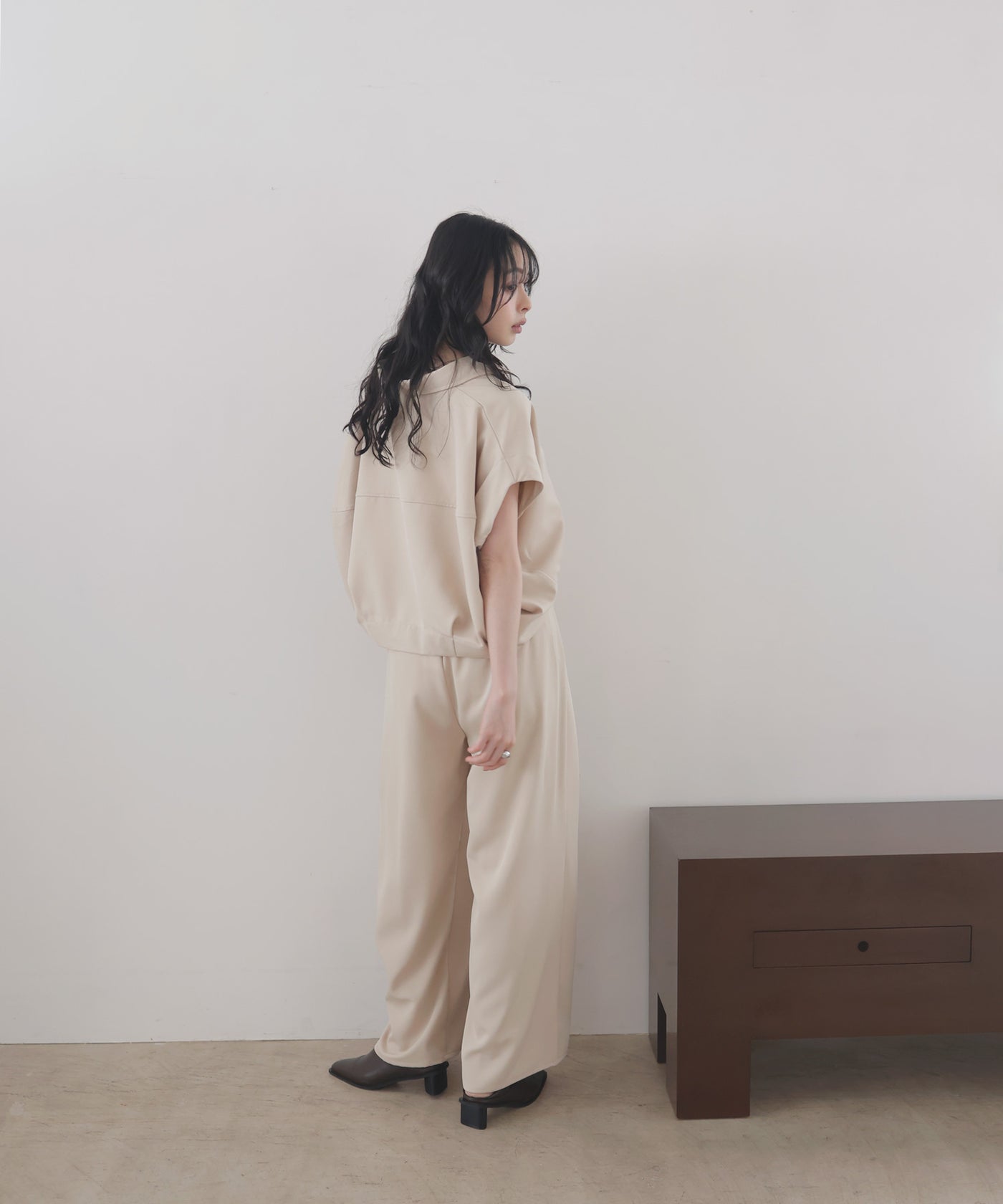 一部予約商品【セットアップ対応】フレンチスリーブボックスシャツ – LIAN