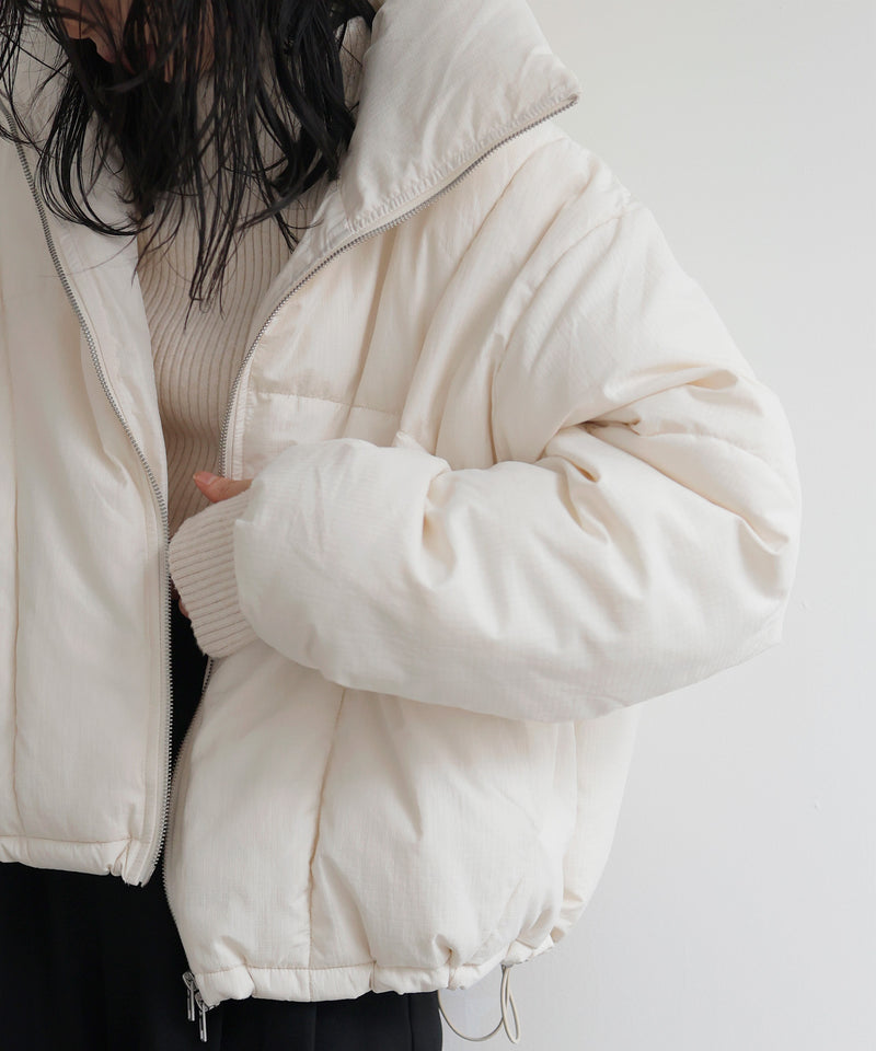 \ 8月22日発売 /【10月下旬予約商品】チェックファイバーショートダウン