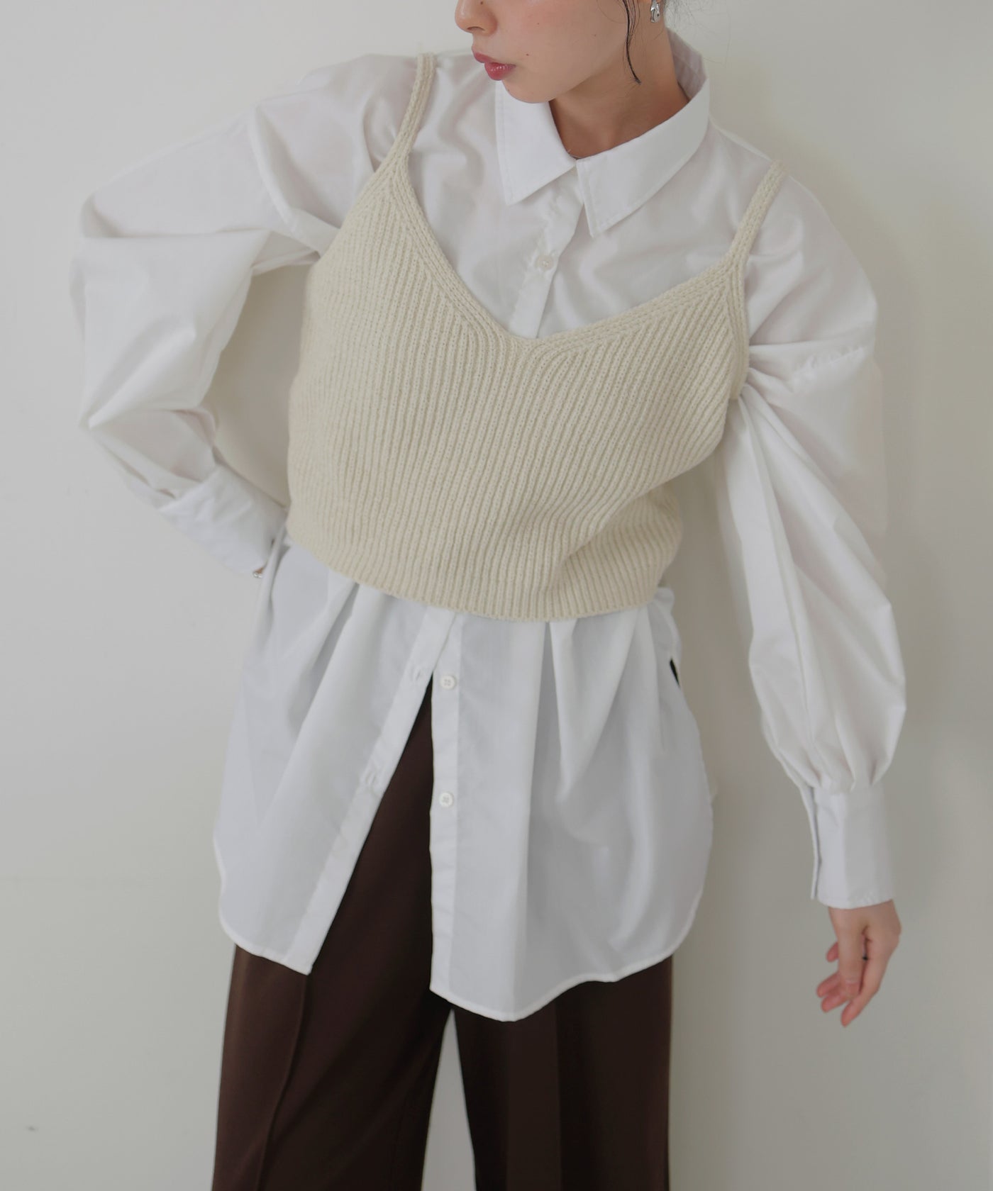 リブニットキャミソール – LIAN