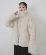 フェイクファースタンドブルゾン