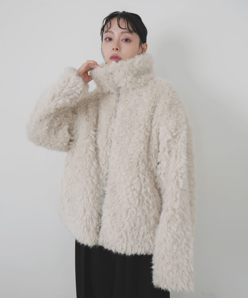 フェイクファースタンドブルゾン