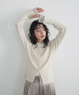 カフシアーバイカラーカーデ