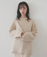 アンサンブル風Ｖネックニットプルオーバー
