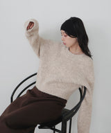 【10月下旬予約商品】　【ayu×LIAN】ボリュームミックスニット