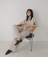 フレンチスリーブボックスシャツ