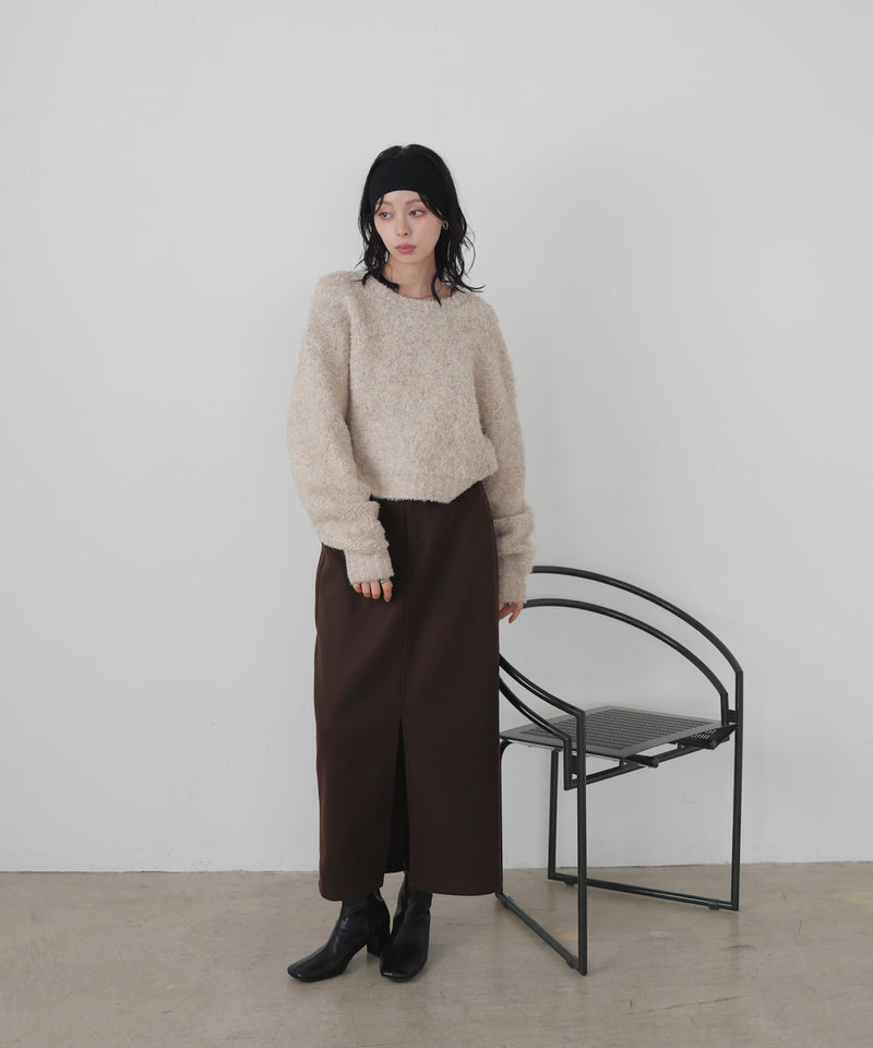 【10月下旬予約商品】　【ayu×LIAN】ボリュームミックスニット