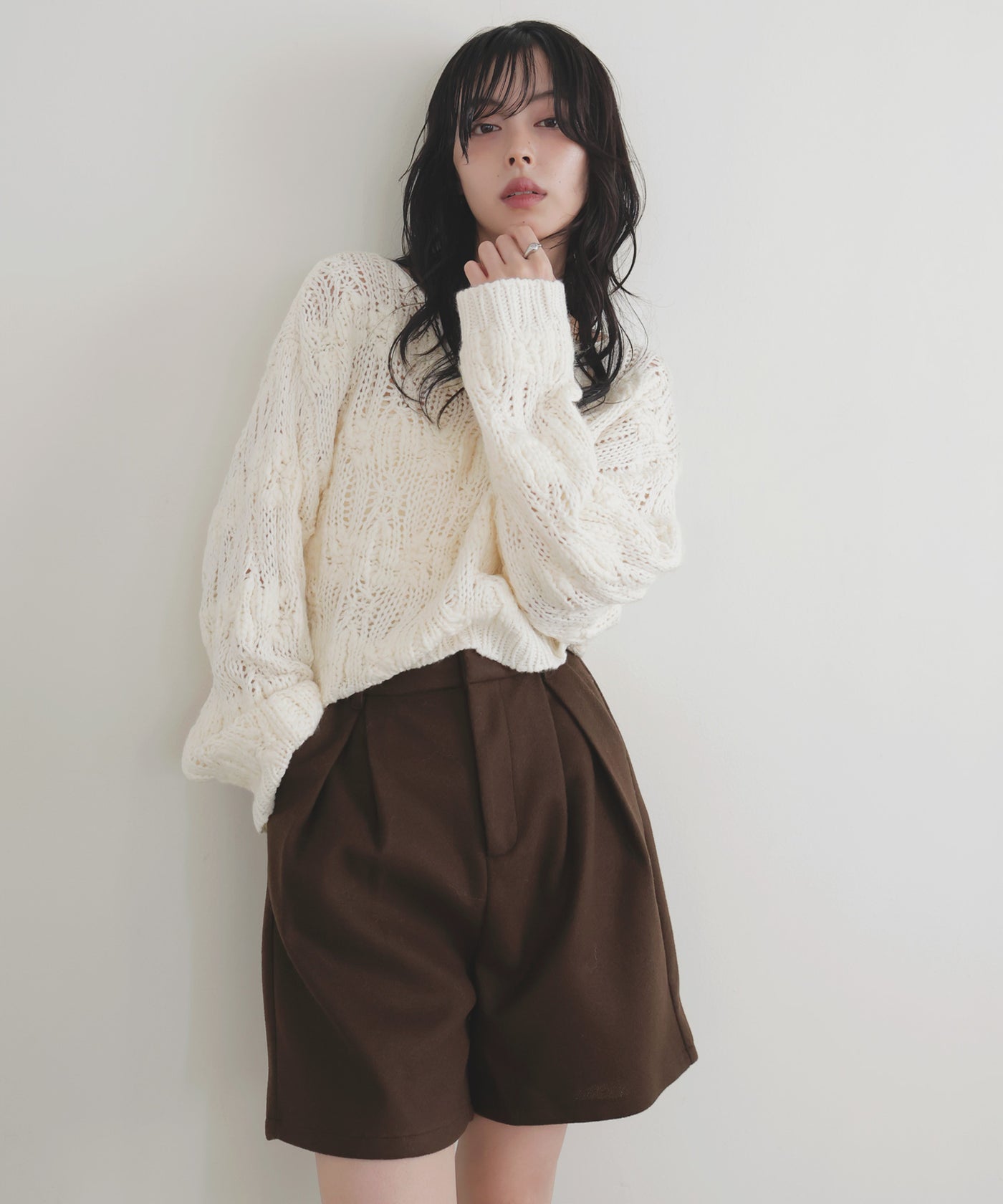 SHISHIKUI ニット［Boco］アイボリー SHISHIKUI ニット［Boco］アイボリー Boco/ IVORY – SHISHIKUI