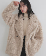 プードルファーテーラードコート