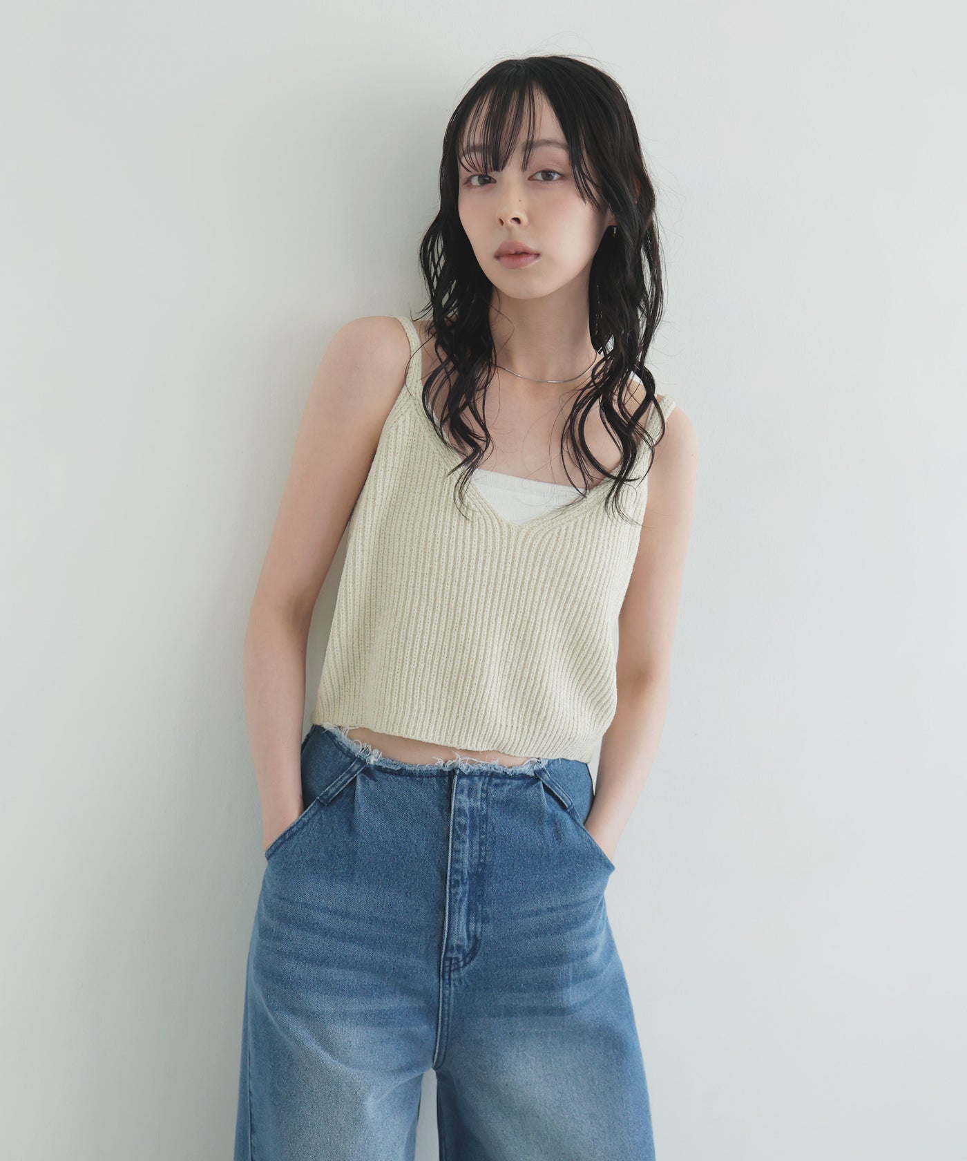 リブニットキャミソール – LIAN
