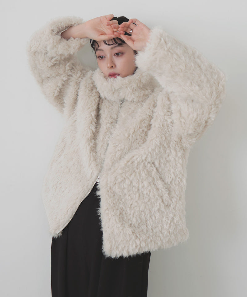 フェイクファースタンドブルゾン