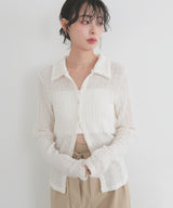 カットシャーリングポロシャツ