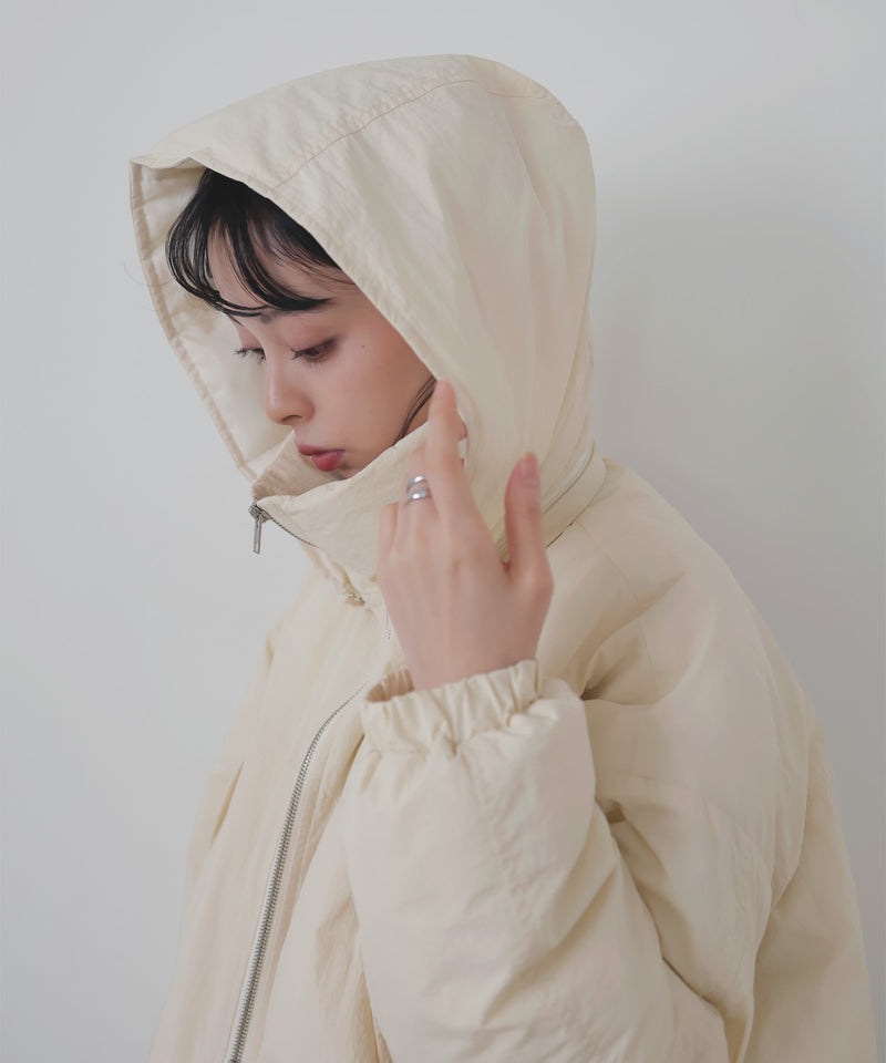 【10月下旬予約商品】　【ayu×LIAN】ファイバーダウンフードデザインジャケット