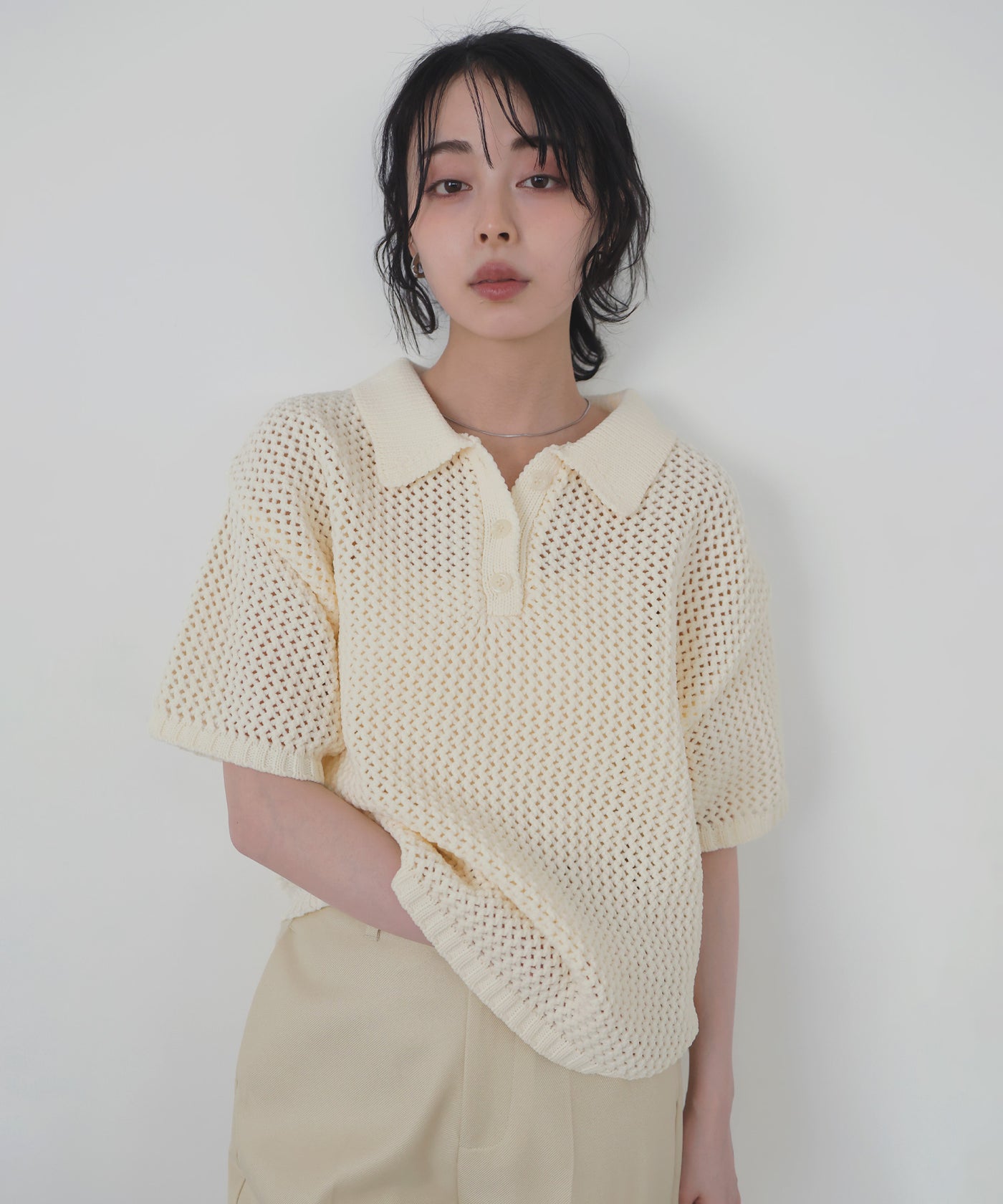 今季完売色BEAUTY&YOUTH メッシュポロニットプルオーバー メッシュポロニット – LIAN