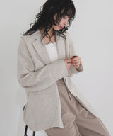 サマーツイードテーラードジャケット