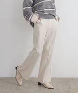 【12月中旬予約商品】センタータックフレアパンツ