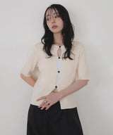 フロントオープンリブニット
