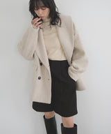 \\10月10日発売//ショールカラーカールシャギーコート