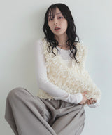 リボンフリンジベスト