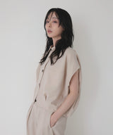 フレンチスリーブボックスシャツ