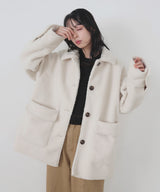 8/7発売【10月中旬予約商品】ボアムートンステンカラーコート