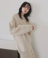 アンサンブル風Ｖネックニットプルオーバー
