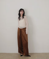 ウールモヘアシアーニット