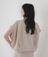 フレンチスリーブボックスシャツ