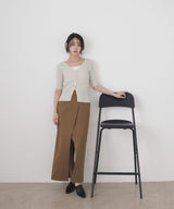 サマーブークレVネックカーディガン