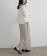 ウォッシャブルフェイクレザーナロースカート