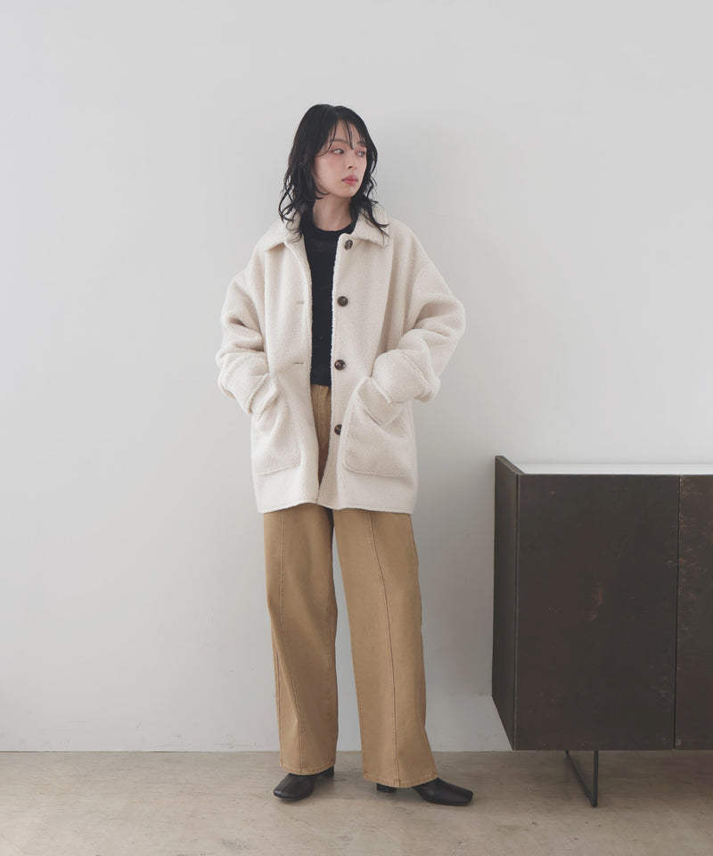 ボアムートンステンカラーコート