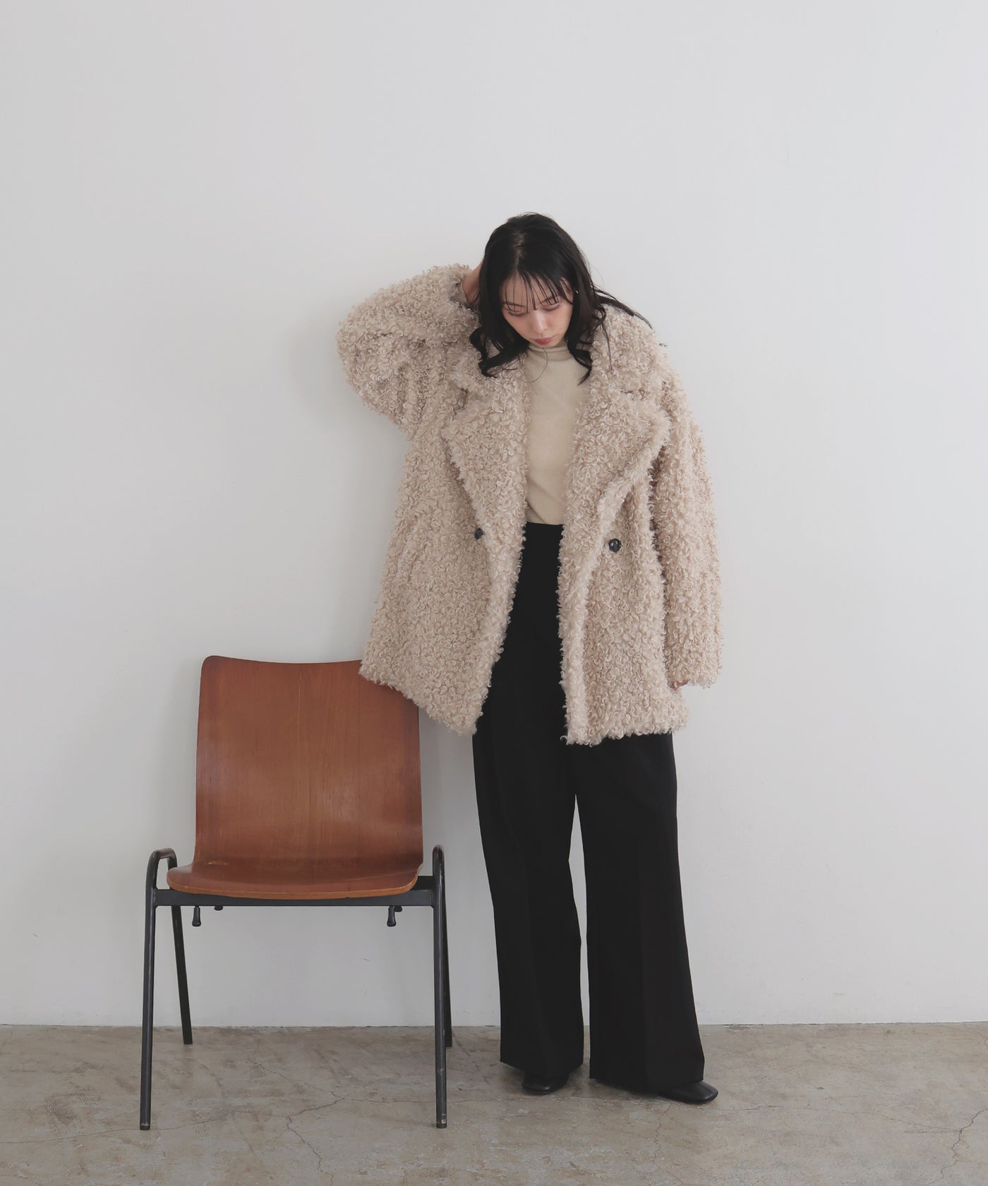 プードルファーテーラードコート – LIAN