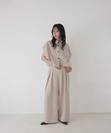 フレンチスリーブボックスシャツ