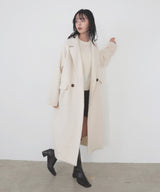 シャギーダブルロングコート