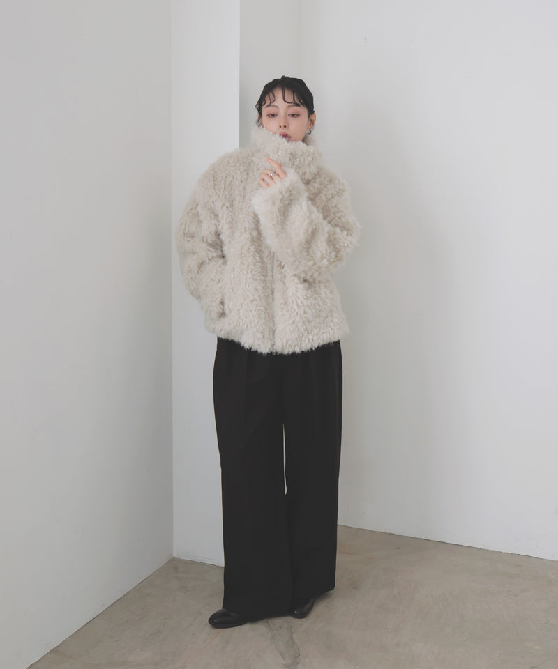 フェイクファースタンドブルゾン