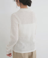 カットシャーリングポロシャツ