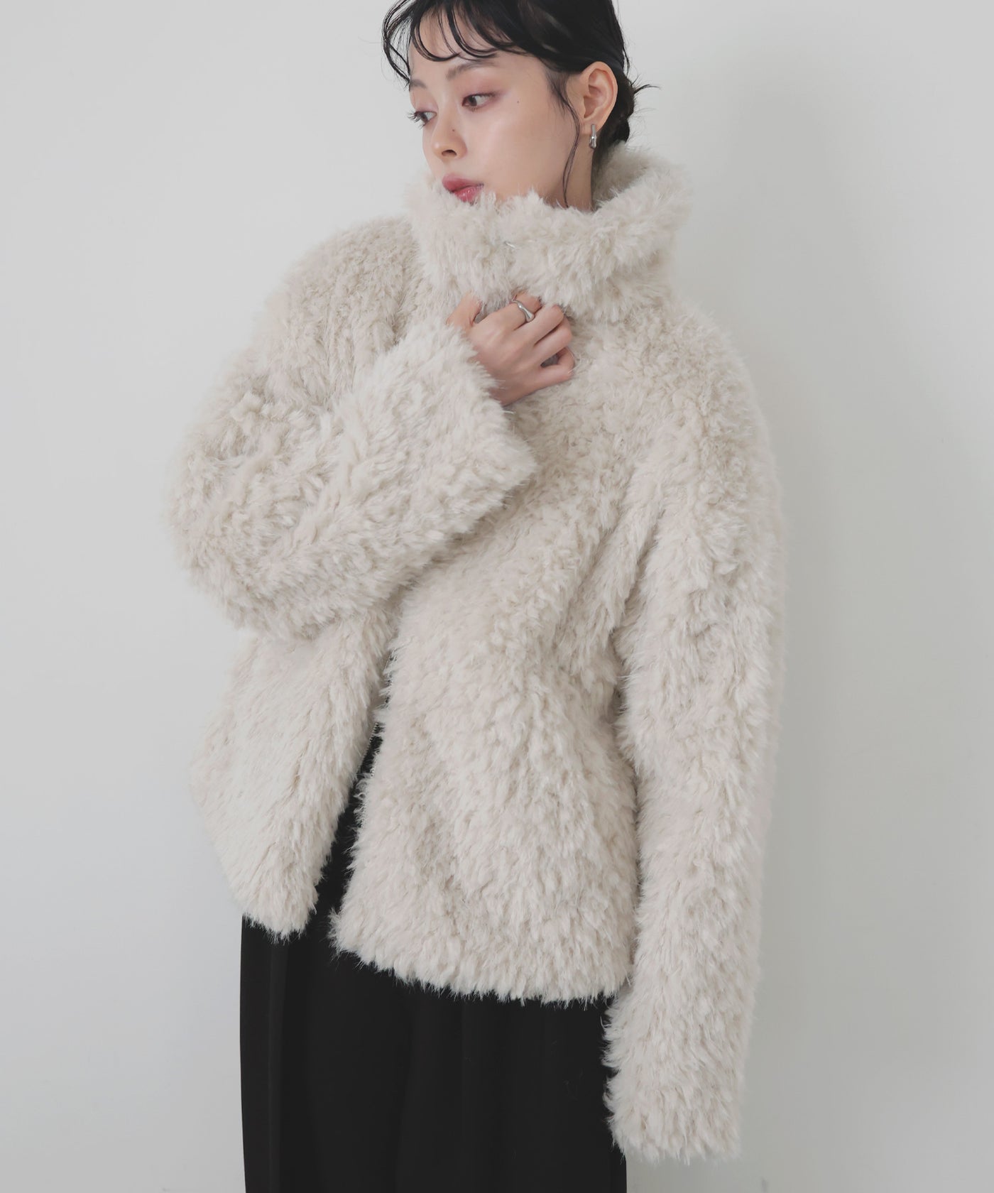 フェイクファースタンドブルゾン – LIAN