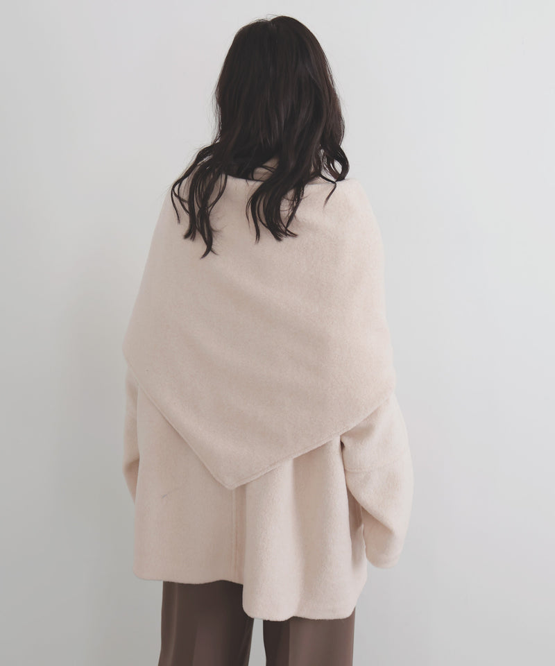 【11月下旬予約商品】ストールセットウールライクコート