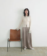 カフシアーバイカラーカーデ