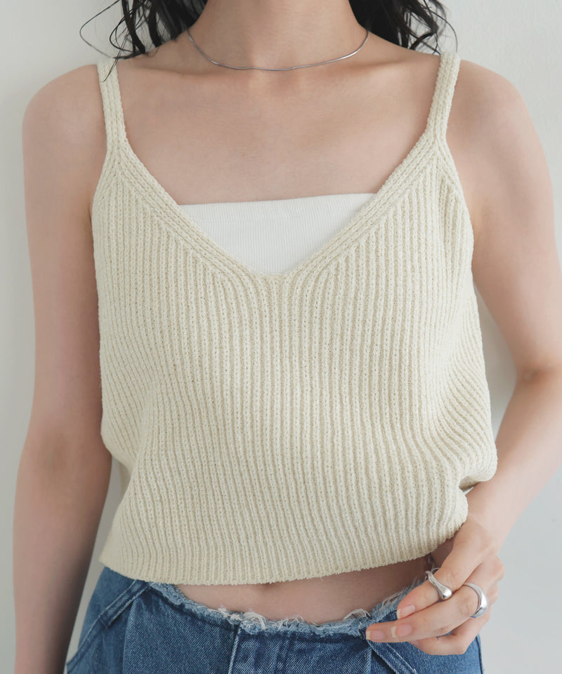 リブニットキャミソール – LIAN