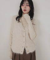 【8月下旬予約商品】フェザーＶネックニット