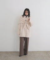 【11月下旬予約商品】ストールセットウールライクコート