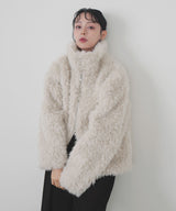 フェイクファースタンドブルゾン