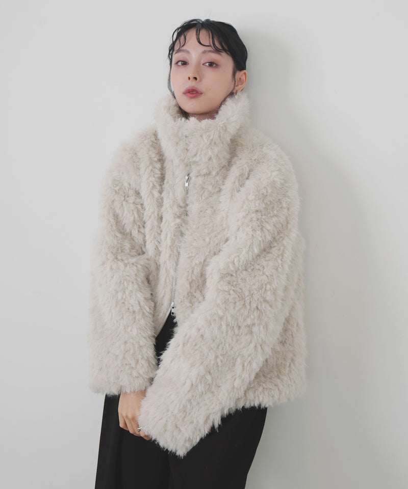 フェイクファースタンドブルゾン