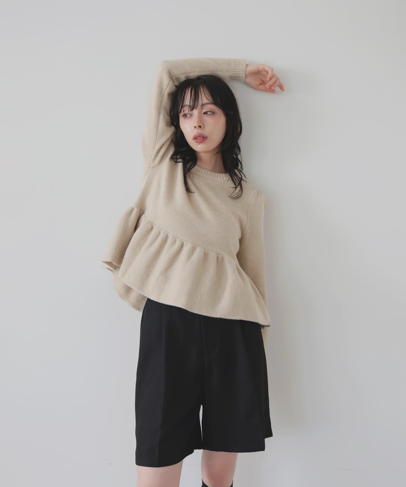 ✿芽風✿センソユニコ✿Aラインペプラムプルオーバー ✿芽風✿センソユニコ✿Aラインペプラムプルオーバー