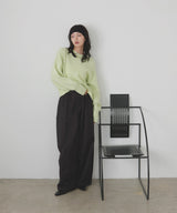 モヘアシャギーニットプルオーバー