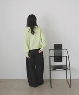 モヘアシャギーニットプルオーバー