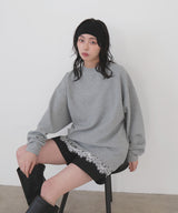 オーバーサイズスウェットプルオーバー