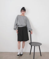 オフショルスウェットプルオーバー