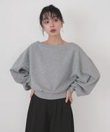 オフショルスウェットプルオーバー