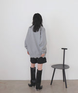 オーバーサイズスウェットプルオーバー